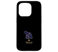 Constellation De L'ours Avec Étoile Guide Devise Coque pour iPhone 15 Pro