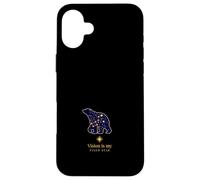Constellation De L'ours Avec Étoile Guide Devise Coque pour iPhone 16 Plus
