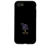 Constellation De L'ours Avec Étoile Guide Devise Coque pour iPhone SE (2020) / 7 / 8