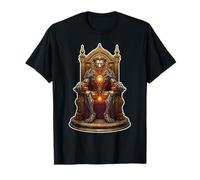 Constellation du Signe du Zodiaque Lion Astrologie féline T-Shirt