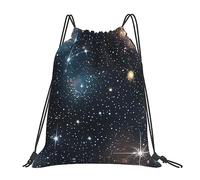 Constellation Étoile Galaxies Femme Homme Sac À Dos À Cordon Réglable Sacs De Sport Pliable Sacs De Gym Pour Voyage Gymnastique Piscine