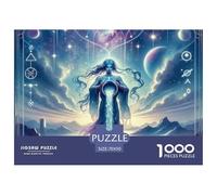 Constellation Puzzles 1000 pièces pour Adultes Puzzle Les Douze Signes du Zodiaque 1000 pièces Puzzle Classique Jeux éducatifs Belle décoration Puzzle Coloré Jeu de Puzzle