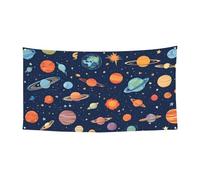 Constellation Star Clusters Galaxies - Bannière imprimée personnalisable pour événements - Décoration extérieure/intérieure avec œillets métalliques pour festivals et fêtes