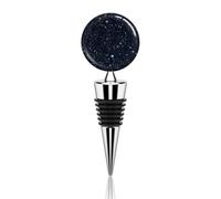 Constellation Star Clusters Galaxies Bouchon de bouteille de vin en métal mignon décoratif réutilisable Conservateur de boissons sous vide anti-fuite Bouchon de vin Idéal Cadeau