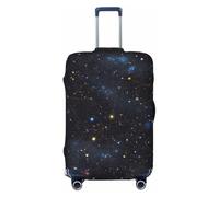 Constellation Star Clusters Galaxies Housse de bagage pour valise, approuvée TSA, lavable pour valise de 45,7 à 81,3 cm, anti-rayures, housse de bagage de voyage, Noir , XL