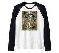 Constellations du Ciel Nocturne Art déco Lémurien à Queue annulaire Manche Raglan