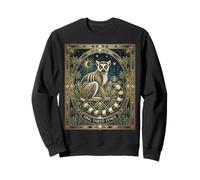 Constellations du Ciel Nocturne Art déco Lémurien à Queue annulaire Sweatshirt