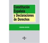 Constitución Española y Declaraciones de Derechos – Tecnos