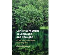 Constituent Order in Language and Thought