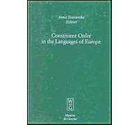 Constituent Order In The Languages Of Europe
