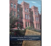 Constitution Day Colloquium September 16-17 2010 H