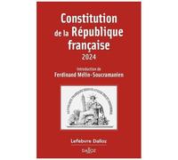 Constitution de la République française 2024 – Nathan