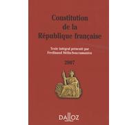 Constitution de la République française