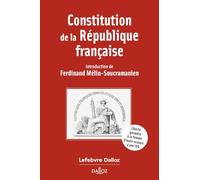 Constitution de la République française. 22e éd.