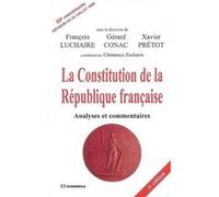Constitution de la republique francaise, 3e ed. (la) CONAC/LUCHAIRE (Auteur)