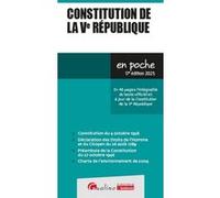 Constitution de la Ve République Collectif (Auteur)