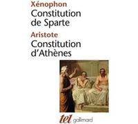Constitution de Sparte - Constitution d'Athènes Aristote (Auteur), Xénophon (Auteur), Georges Mathieu (Edité par), Bernard Haussoullier (Edité par), François Ollier (Edité par)