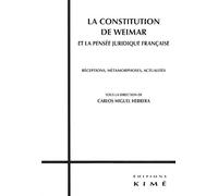 Constitution de Weimar et la Pensee Juridique Française