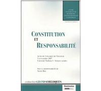 Constitution et responsabilité. Collectif (Auteur)