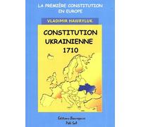 Constitution Ukrainienne 1710