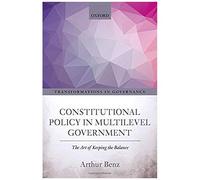 Constitutional Policy In Multilevel Government