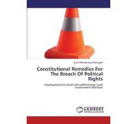 Constitutional Remedies For The Breach Of Political Rights