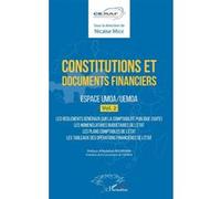 Constitutions et documents financiers Vol 2 Espace UMOA/UEMOA Nicaise Médé (Auteur)