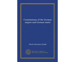 Constitutions of the German empire and German states