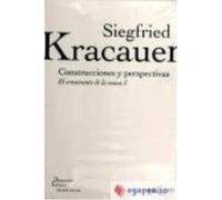 Construcciones Y Perspectivas : El Ornamento De La Masa, 2 - Kracauer, Siegfried, Gringberg Pla, Valeria Kracauer, Siegfried, Gringberg Pla, Valeria (Auteur)