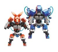 CONSTRUCT & CREATE Robots Boxeurs Hydrauliques Madbo vs Kangbo Battle Set