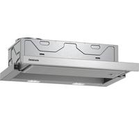 Constructa CD30646, Hotte à déflecteur plat, 60 cm, Argent métallisé