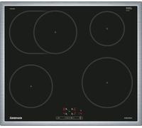 Constructa Table de cuisson à induction, 60 cm,par le four, noir, avec cadre à poser, CM424055