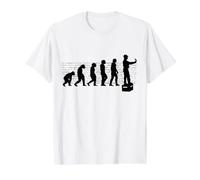 Constructeur-Ouvrier Construction-Artisanat Artisans Maçon T-Shirt Graphique avec Valeur, Homme, Blanc, M