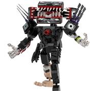 Construction Blocs Toilette Titan Figurines Ensemble Homme Caméraman Skibidi Haut-Parleur TV Biochim Roi Clockman Jouet Enfants Garçons Filles Fans Adultes Modèle Briques Assembler Collectionner A