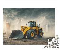 Construction Bulldozer for Sale Puzzle 1000 Pieces Cadeau Unique Jeu Éducatif Défi Jouet À De Qualité Supérieure Peinture Art pour Adultes Et Enfants À Partir De 14 Ans 52x38cm/1000pcs