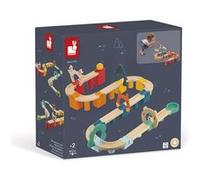 Construction circuit bille Janod Mon premier circuit en bois Multicolore G
