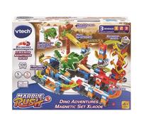 VTech Circuit à billes Marble Rush Dino Adventures Set magnétique XL400E