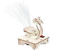 Construction de la Lampe à Fibre Optique - Projet Scientifique des, kit de création de lumière en Fibre Optique de Dinde Peafowl | Activité d'apprentissage Interactive pour Les de 7 à