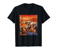 Construction de l'habitat de la colonie de Mars T-Shirt