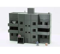 Construction de panneaux soviétiques - Zona Alfa Wargaming Terrain - Bâtiment d'appartement de Tchernobyl - Terrain de table imprimé en 3D - 28 mm - 15 mm (15 mm)