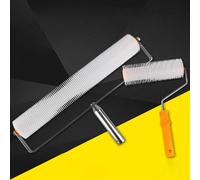 Construction de sol en époxy 23cm/51cm, anti-mousse et poinçonnage d'aiguilles et de dégonflage, brosse à tambour, outil spécial de ciment auto-nivelant 23cm