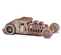 Construction d'un modèle 3D Hot Rod 27 x 10 cm en bois 280 pièces