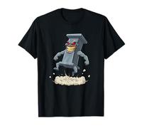 Construction d'un Monstre de Dessin animé Crazy Jumping I Beam T-Shirt