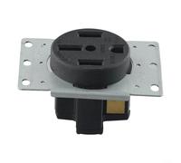 Construction en nylon sur cette prise électrique encastrée robuste pour NEMA 14 50R assure la longévité