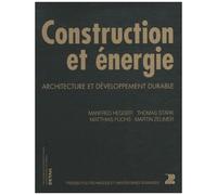 Construction Et Énergie - Architecture Et Développement Durable