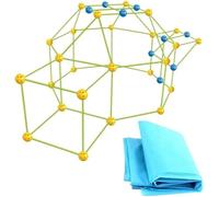 Construction Fort Kit de Construction，Construisez Votre Cabane，Construire Kit de Construction de Fort pour Enfants