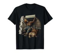 Construction HVAC électricien Plombier Union Chien salaires Morts T-Shirt