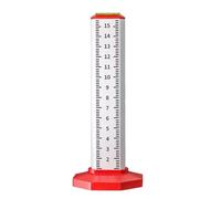 Construction Level Ruler - Graduated Height Alignment Tool, Horizontal Measurement Scale For Masonry Work, Precision Positioning Hand Instrument | Ideal For Builders Contractors Bricklayers