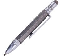 Construction Lililiput - Pip25/Ti - Stylo À Bille Multitâche (Petit) - Tool Pen - Règle Centimètre/Pouce - Tournevis Plat/Cruciforme - Stylet (Titane).[G1556]