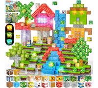 Construction Magnetique Enfant 100 pièces 2CM Magnetic Blocks 3+ Jeux Aimants, Bloc de Cube Magnétique de pour Garçon et Fille, Jouet Créatif Montessori pour Enfants 3 4 5 6 7 8 9 10 11 12 Ans Jeu